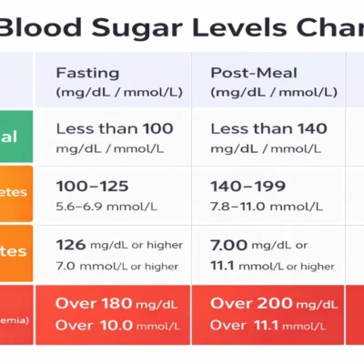 Blood Sugar Levels Chart: