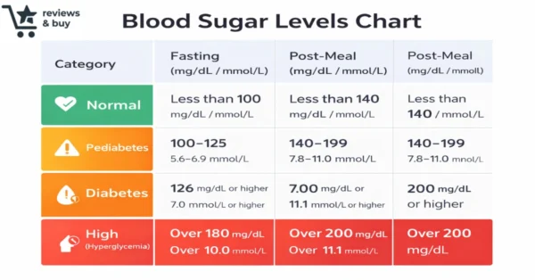 Blood Sugar Levels Chart: