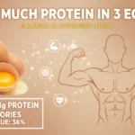 how much protein in 3 eggs